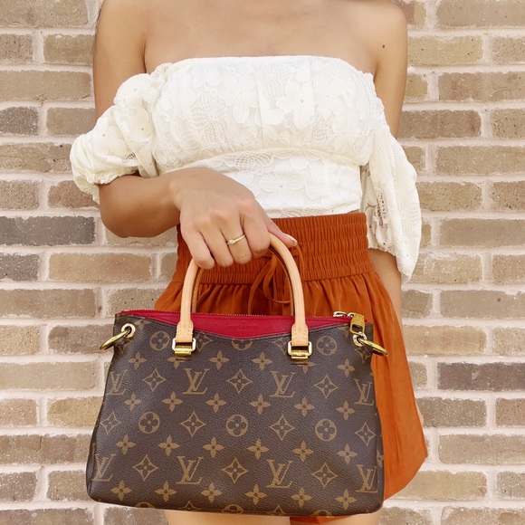 Louis Vuitton Handbags - Louis Vuitton small satchel brown red